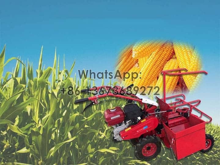 1 row corn harvester machine