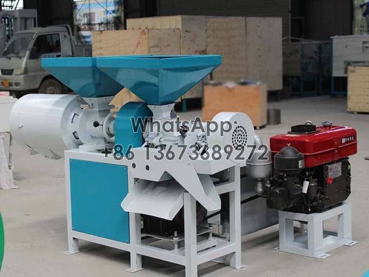 corn flour milling and grits making machine