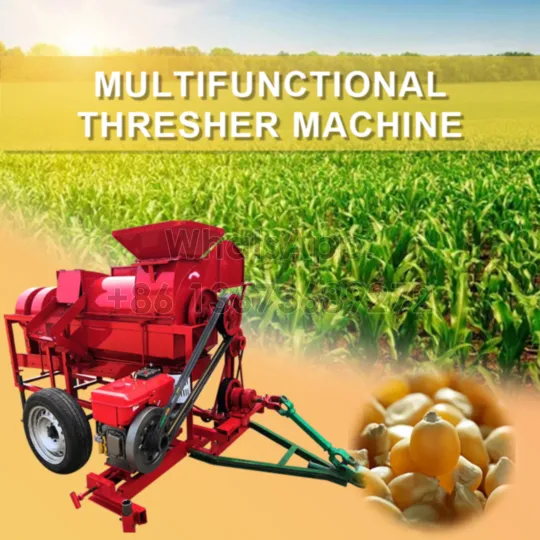 Taizy Maize Thresher Machine In Ghana 2 Model-1000 multifunctional grain thresher for sale