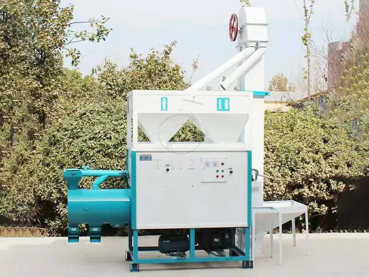 Export Of T3-B Corn Grits Machine To Mexico 1 Corn grits making machine with dual elevator